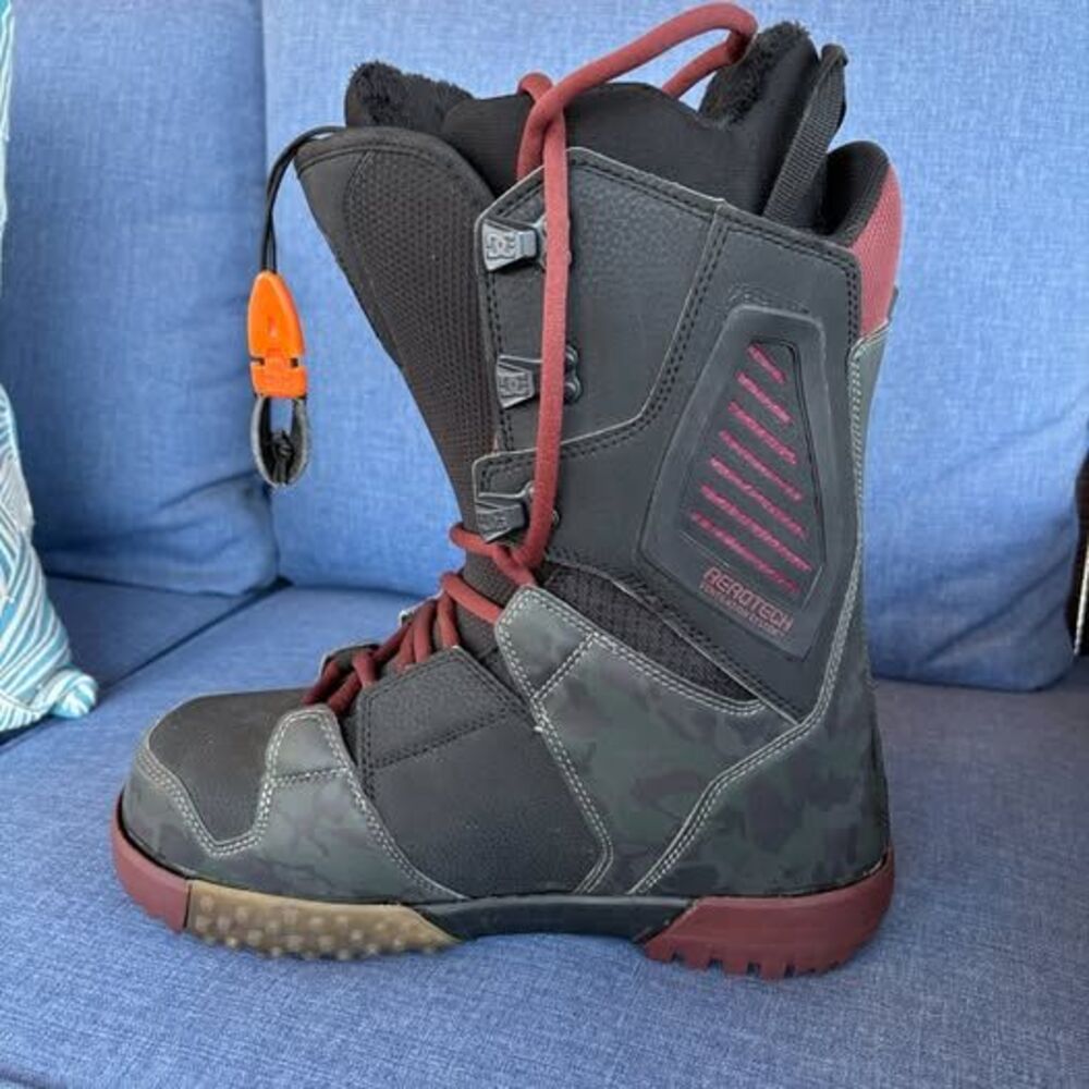 DC Ceptor Snowboard Boots Men's Size 11 Black Camo Lace-Up - Picture 7 of 10
